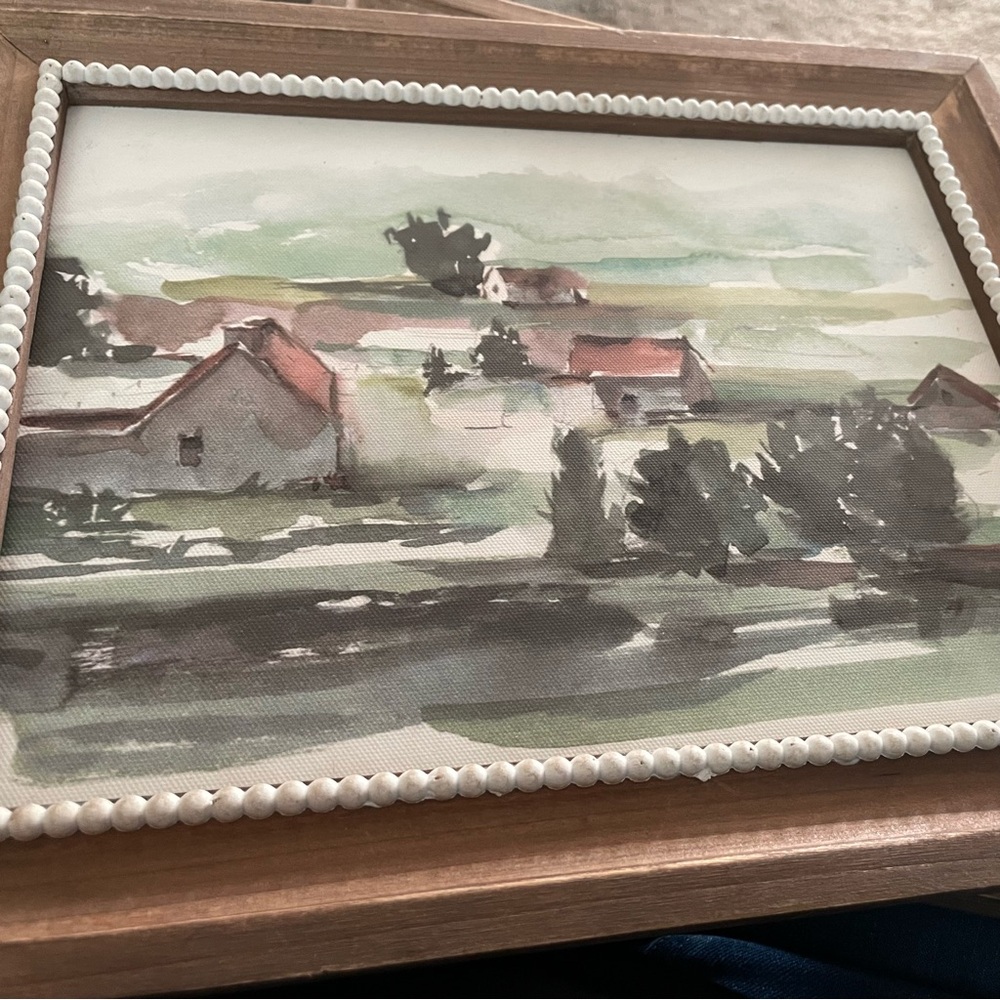 Set of 2 Hobby Lobby Framed Art ( Tuscan Fern Collection)